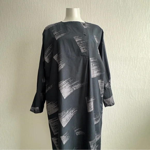 Vintage RARE Marimekko 80s Abstract Print Dress - Picture 3 of 13